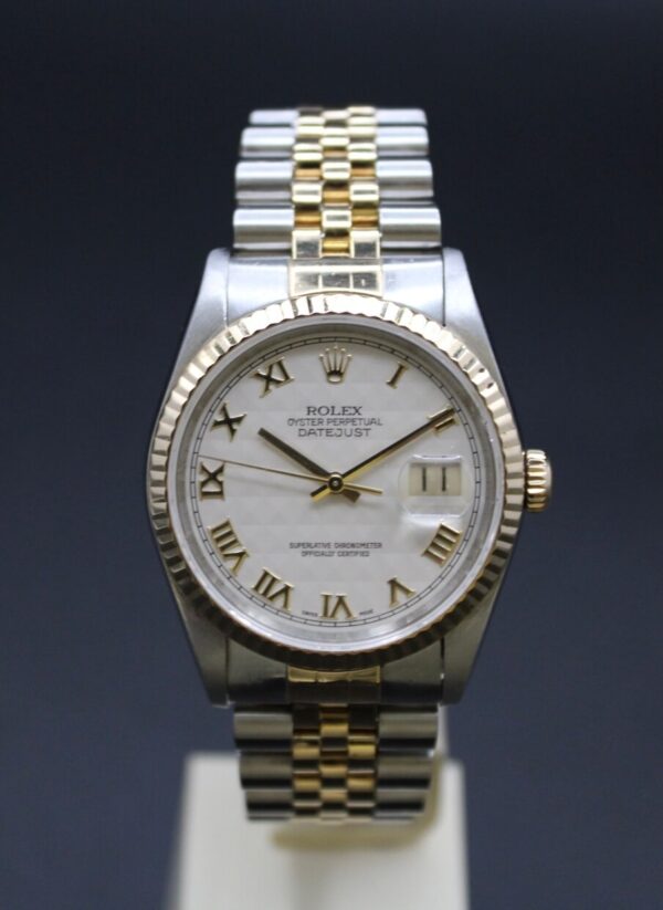 Rolex Datejust 16233 White Waffle - Image 4